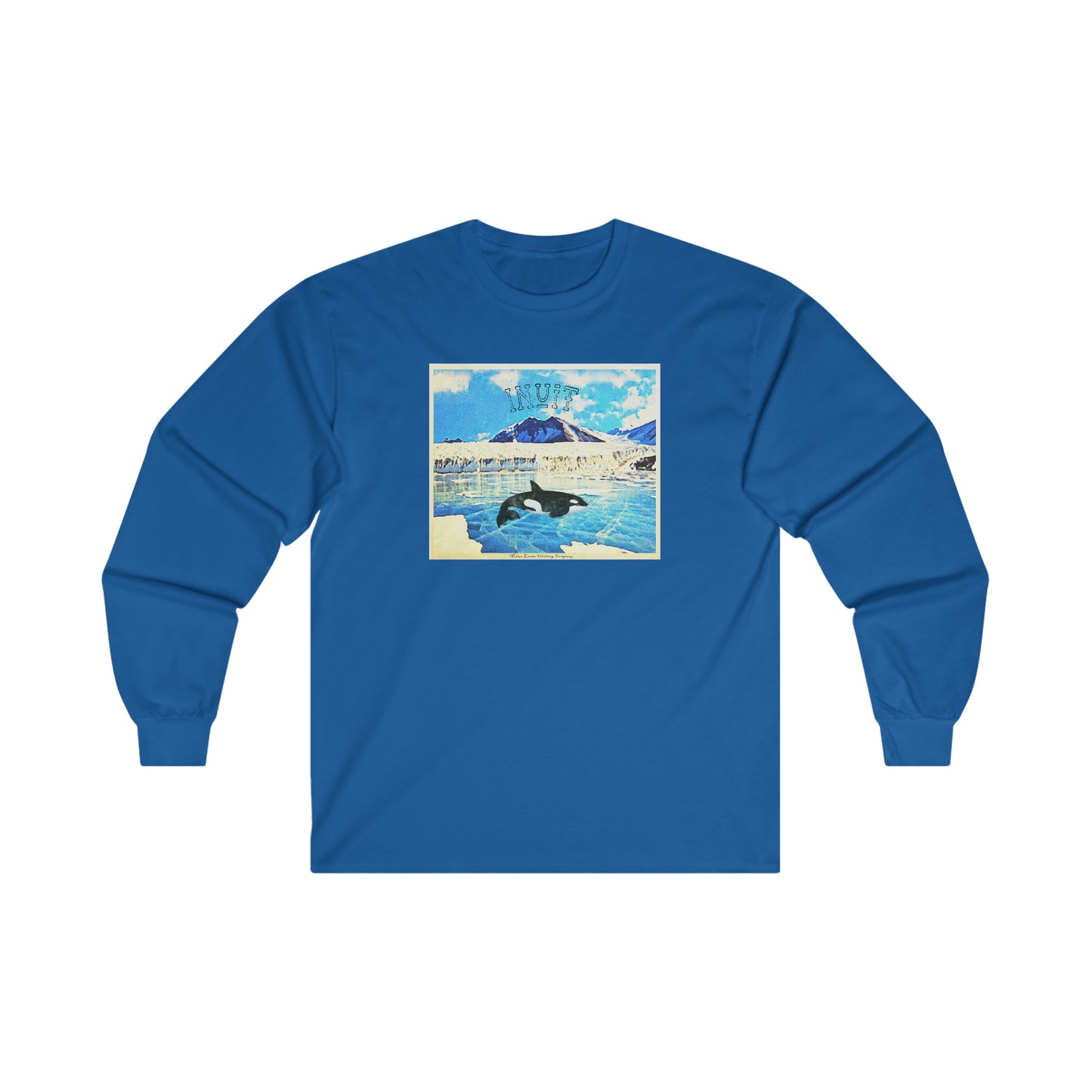 Inuit Tribe Long Sleeve Shirt Orca Cotton Native American