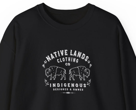 Bisons Sweatshirt Indigenous Native American