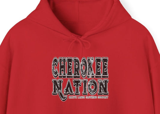 Cherokee Nation Hoodie Heavy Blend Native American