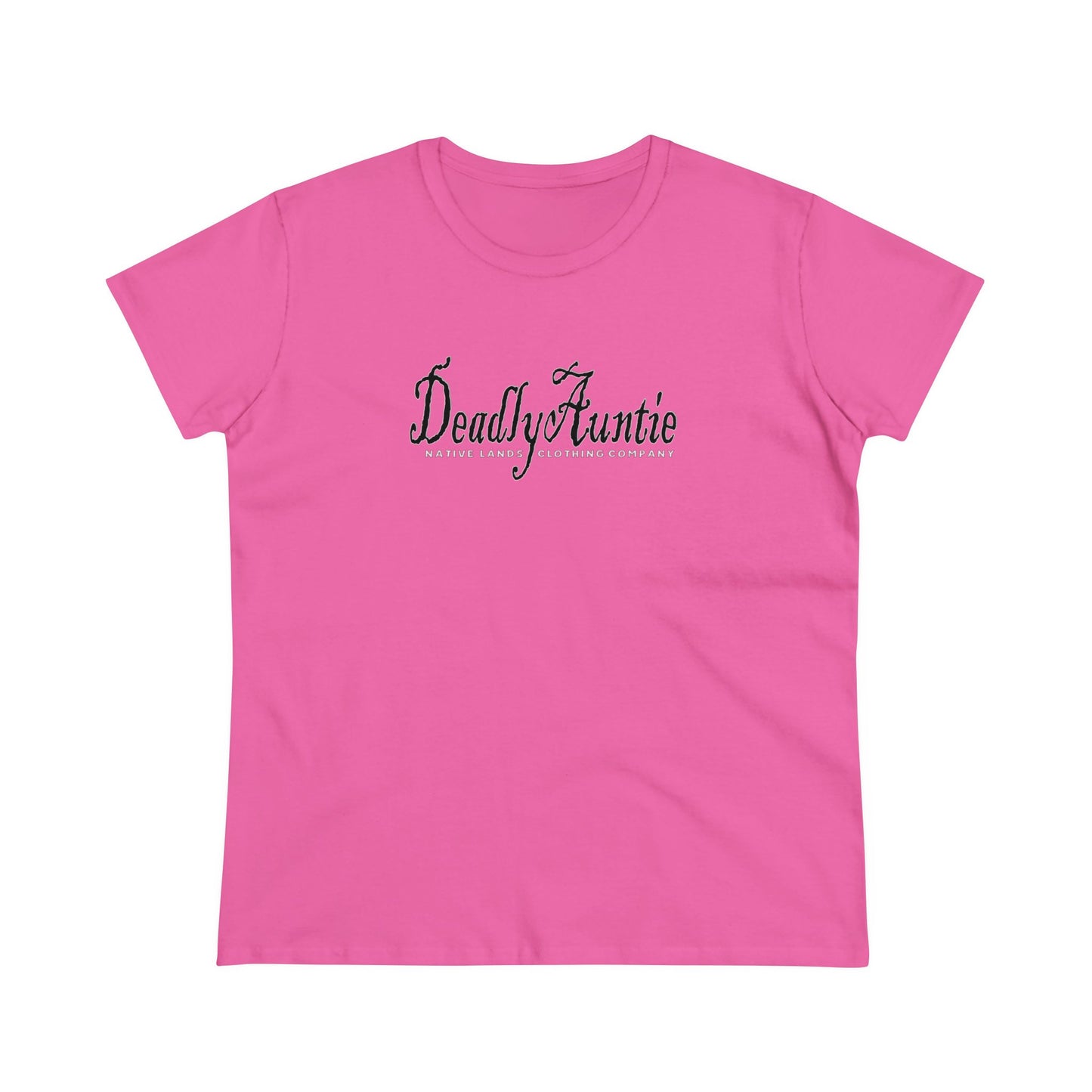 Womens Deadly Auntie Shirt Cotton Native American