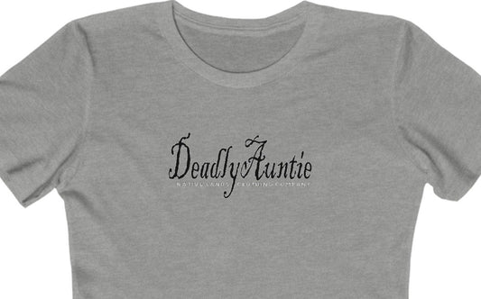 WOMENS DEADLY AUNTIE SHIRT COTTON NATIVE AMERICAN