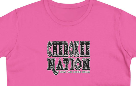 Womens Cherokee Nation Shirt Cotton Native American