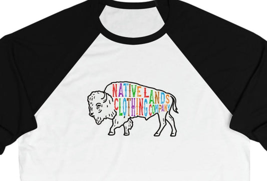 bison baseball shirt native american