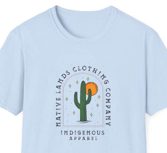 Cactus Sun Shirt Cotton Native American