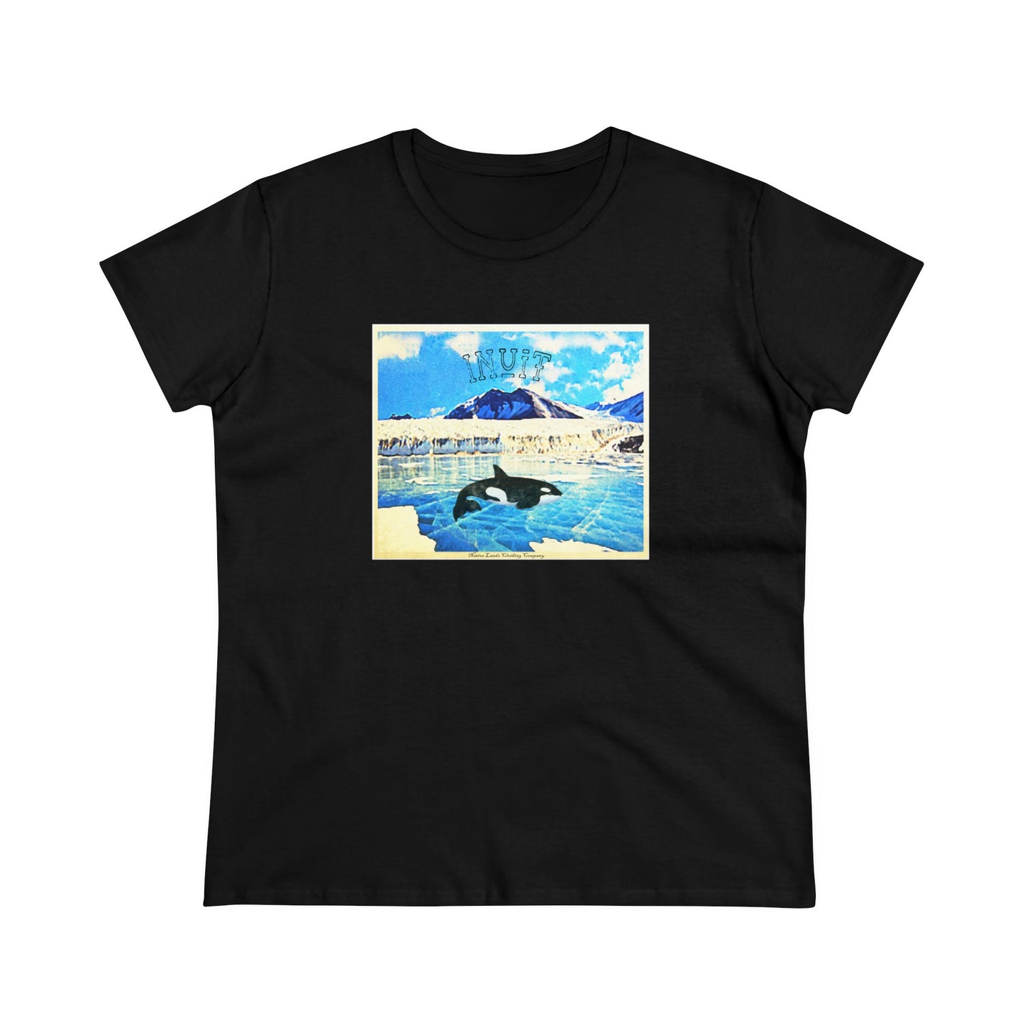 Womens Inuit Tribe Shirt Orca Cotton Native American