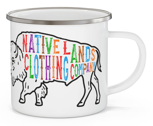 bison enamel camping mug