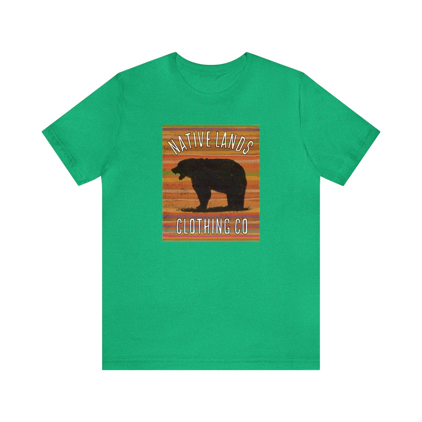 Bear Roaring Shirt Earth Cotton Native American
