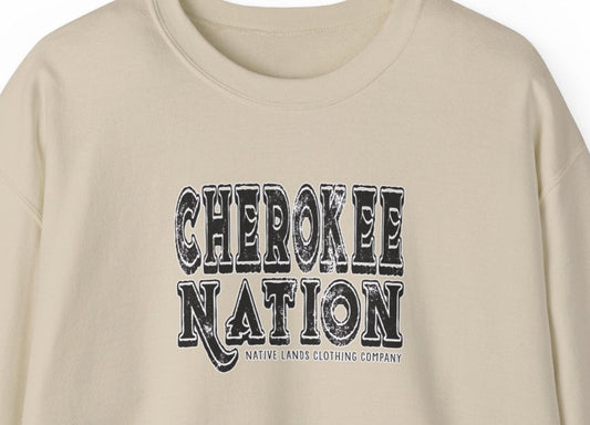 Cherokee Nation Sweatshirt Cotton Native American