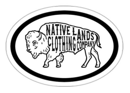 Bison Sticker Die-Cut Vinyl Native American