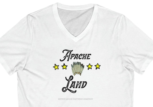 v-neck apache native american cotton shirt