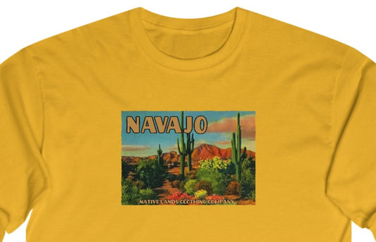 Navajo Tribe Long Sleeve Shirt Cotton Native American