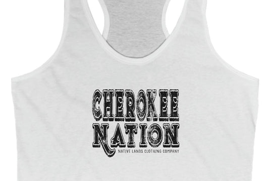 Womens Cherokee Nation Tank Top Cotton Native American