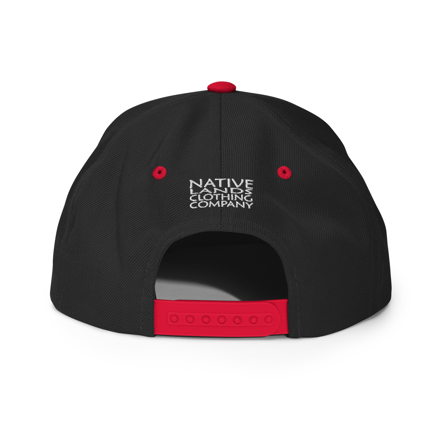 Bison Snapback Hat Embroidered Native American Native Lands Clothing Company