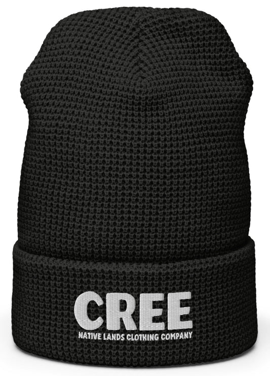 Cree Tribe Waffle Beanie Embroidered Native American