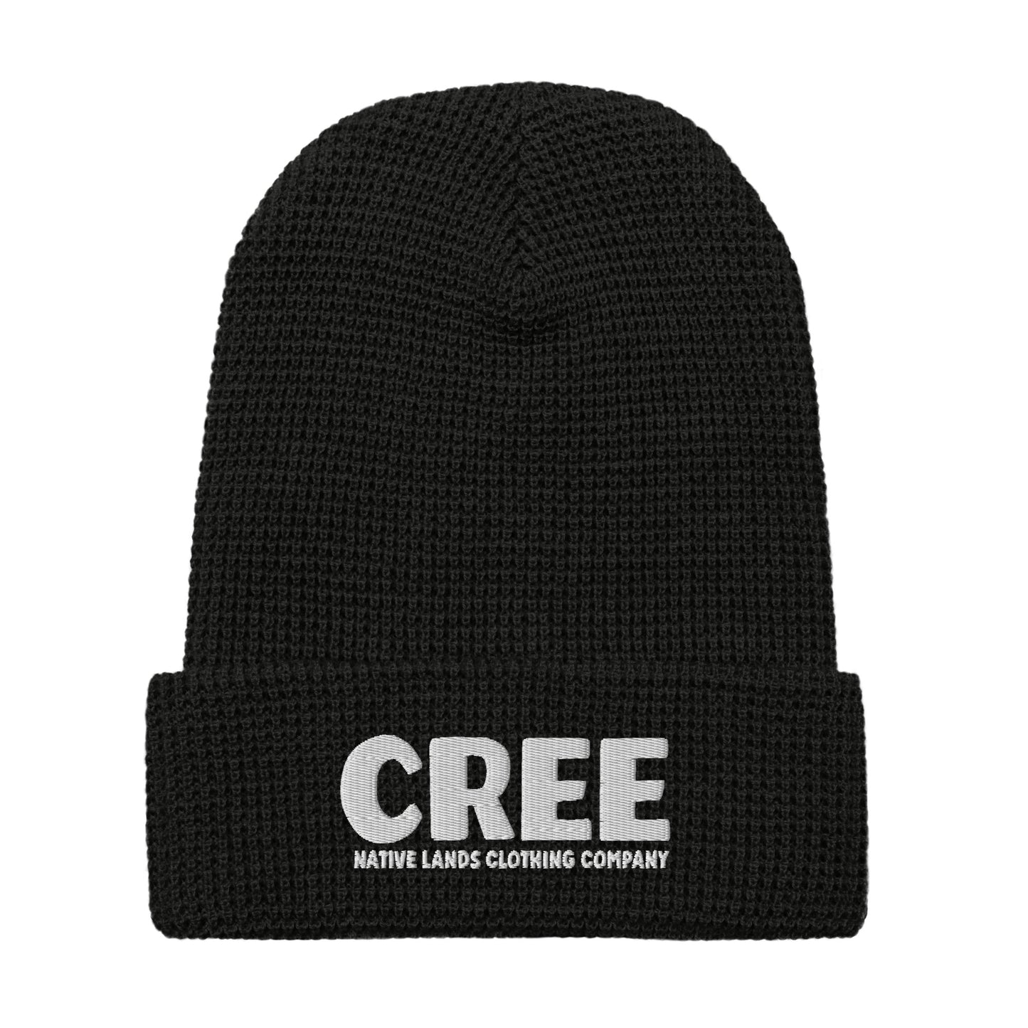 Cree Tribe Waffle Beanie Embroidered Native American