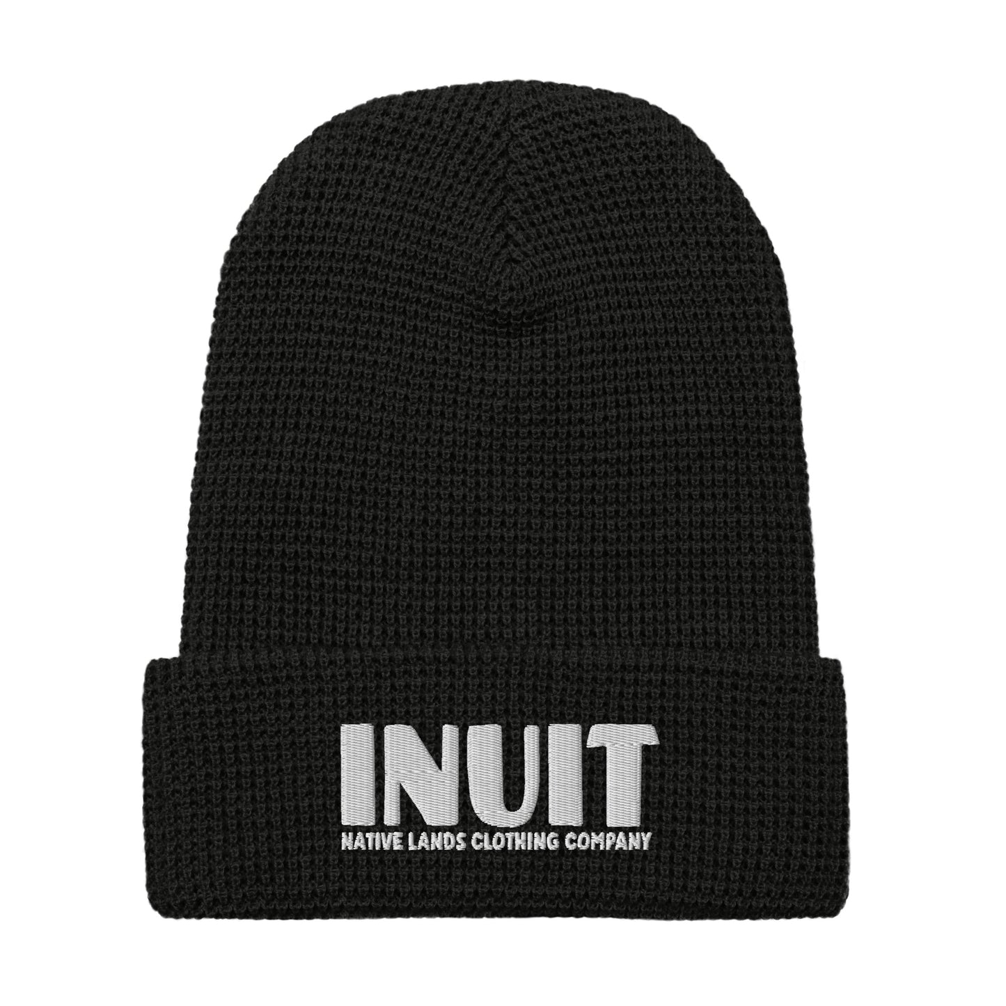 Inuit Tribe Waffle Beanie Embroidered Native American
