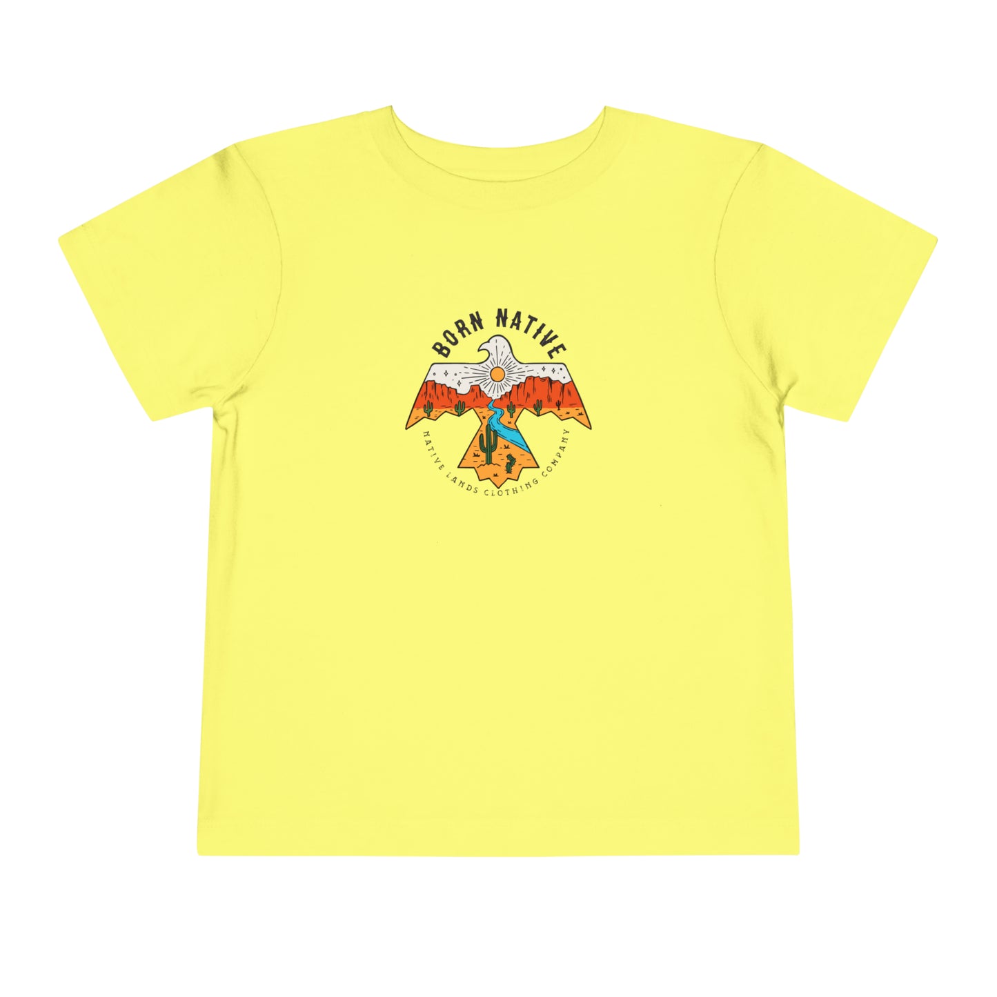 T-Shirt „Born Native“ aus Baumwolle für Kleinkinder – First Nations, kanadische Aborigines, Indigene, Indianer