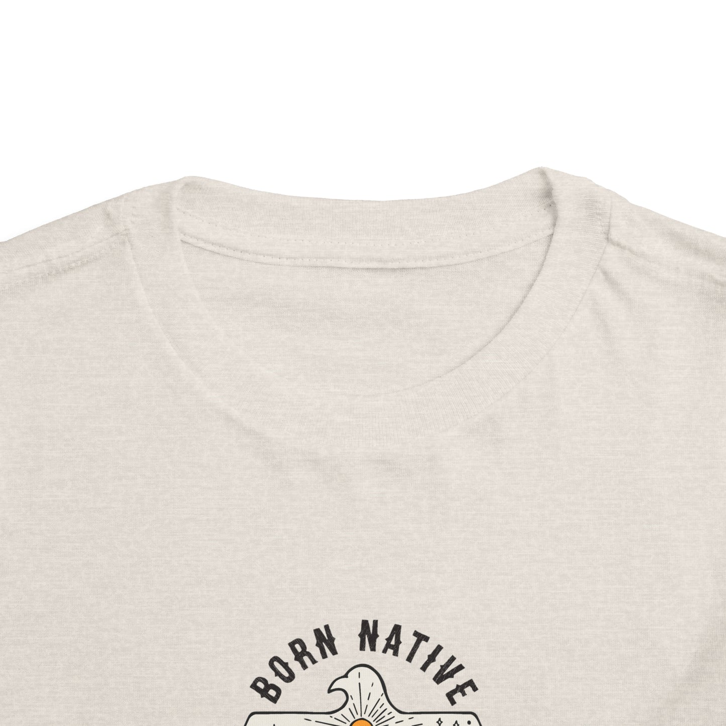 T-Shirt „Born Native“ aus Baumwolle für Kleinkinder – First Nations, kanadische Aborigines, Indigene, Indianer