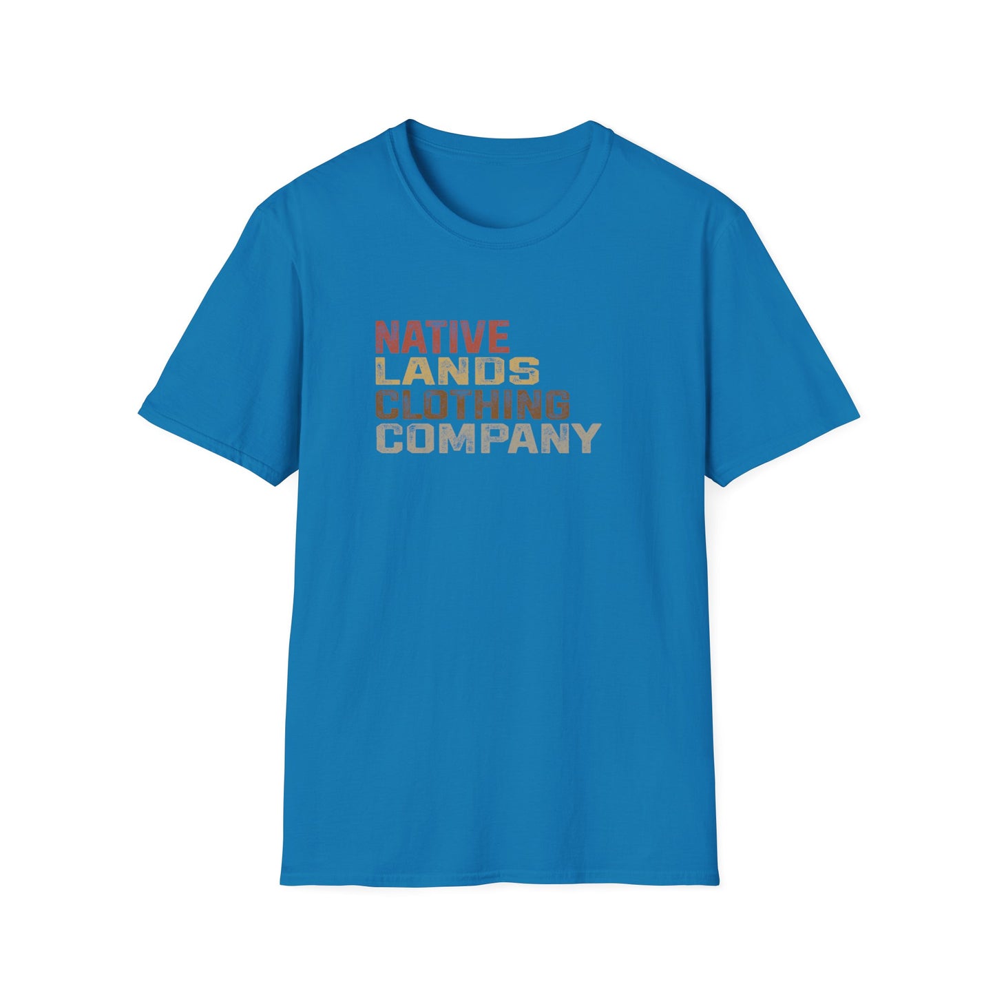 Native Lands Clothing Company Earth 衬衫棉质 - 原住民、加拿大原住民、土著、美洲原住民