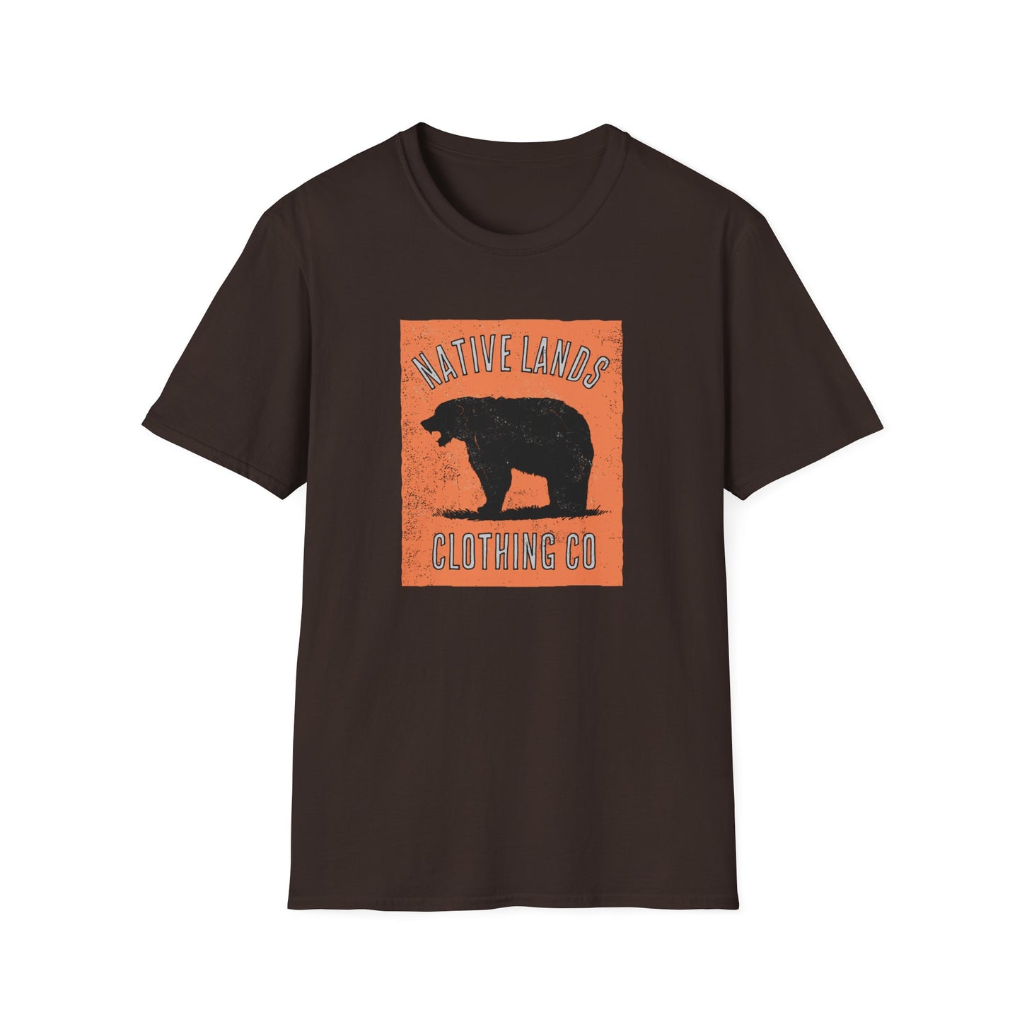 Bear Roaring Shirt Citrouille Coton Amérindien