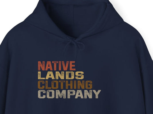 Native Lands Clothing Company Felpa con cappuccio Earth Nativo americano pesante