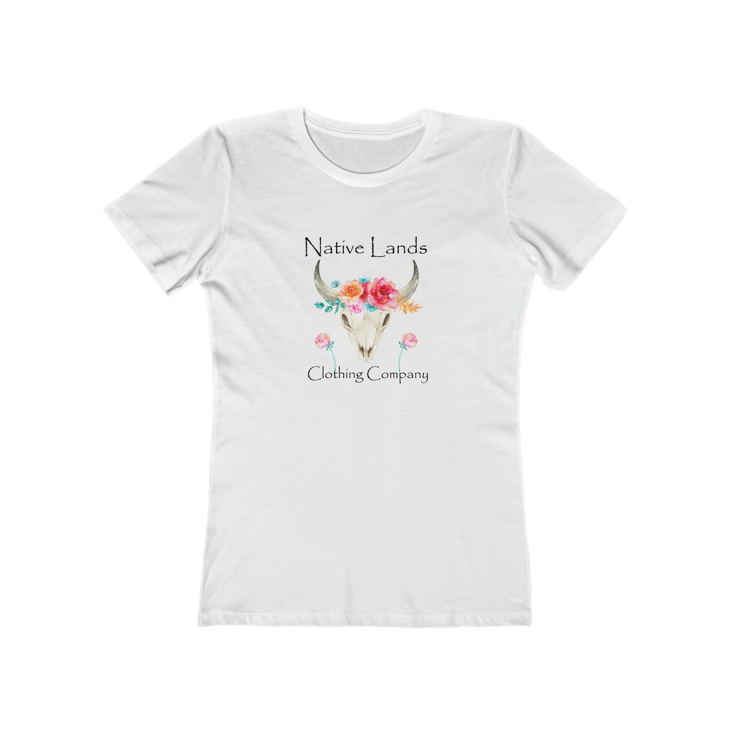 Womens Flower Shirt Cotton Native American