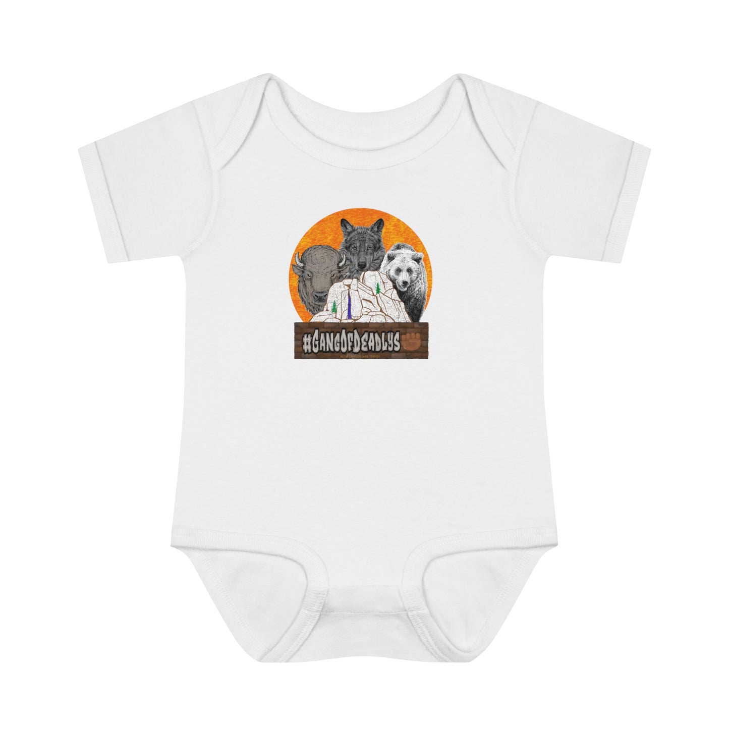 Gang Of Deadlys Infant Bodysuit Cotton Native American (Special Orders)