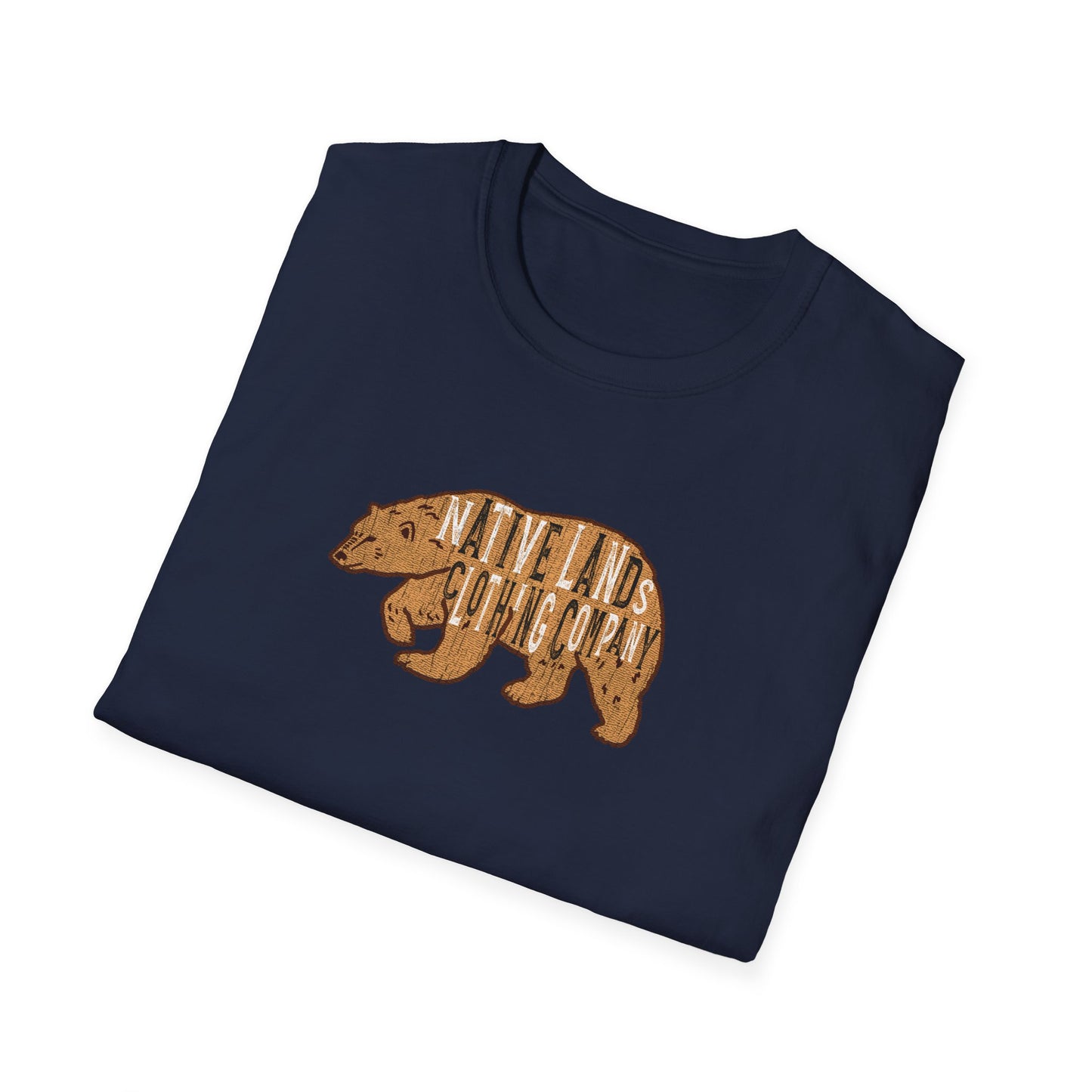 Brown Bear Shirt Cotton - First Nations, Canadian Aboriginal, Indigenous, Native American