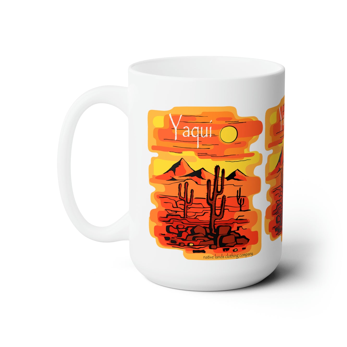Yaqui Tribe Ceramic Mug 15 oz Native American