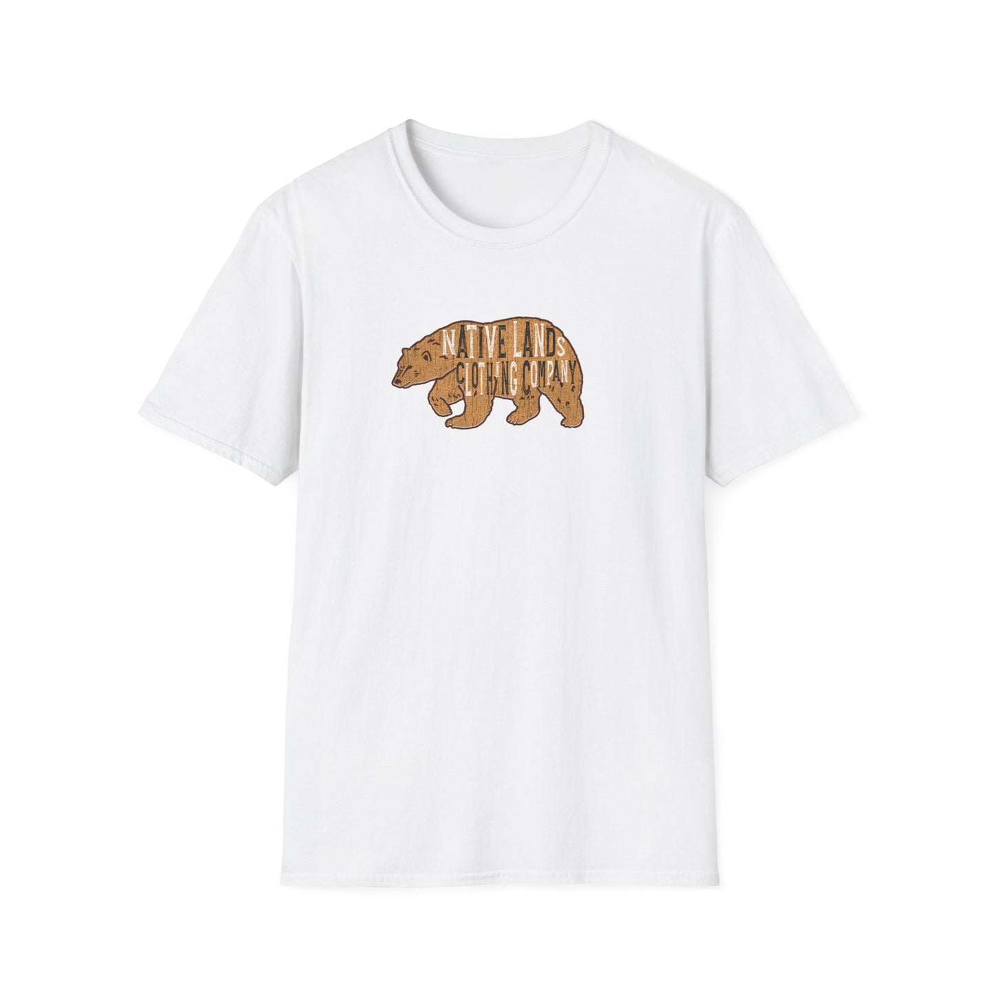 Brown Bear Shirt Cotton - First Nations, Canadian Aboriginal, Indigenous, Native American