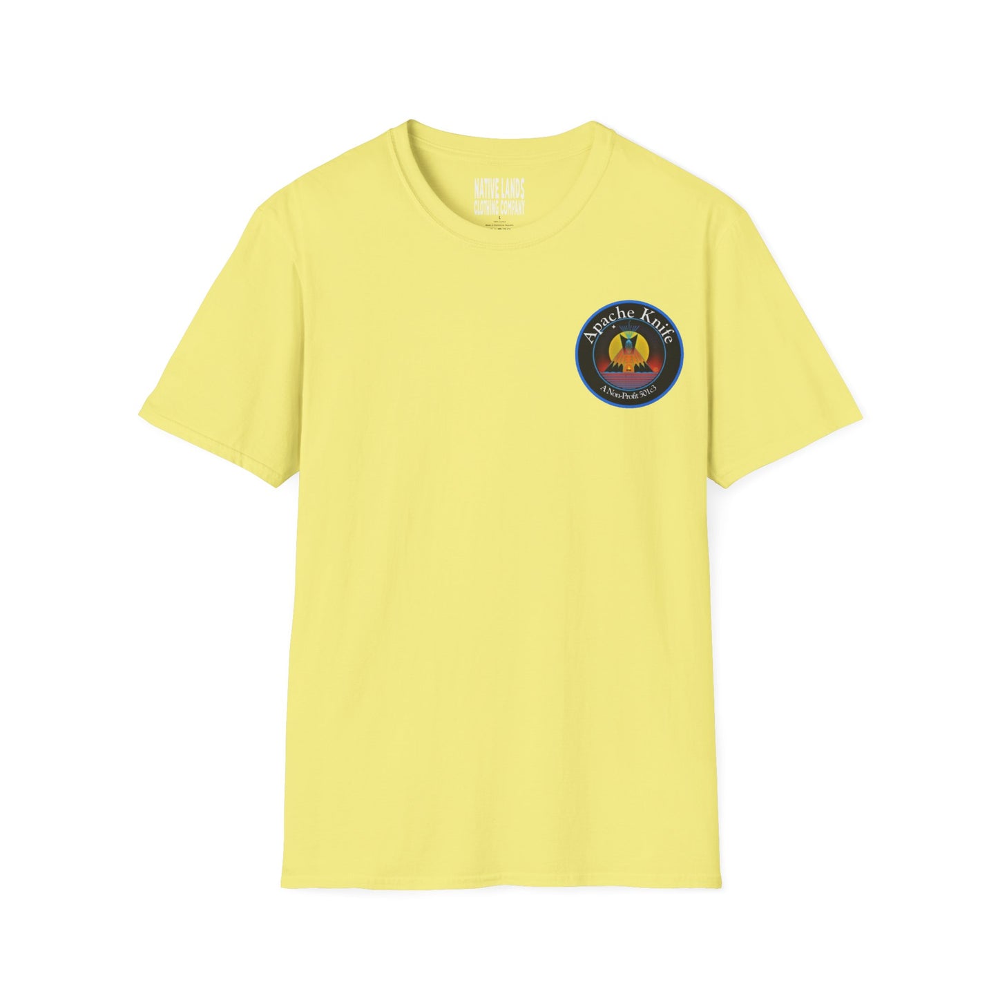 Apache Knife Foundation 衬衫非营利（正面/背面）棉质美洲原住民（特别订单）