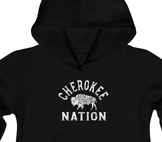 青年 Cherokee Nation 连帽衫 美国原住民