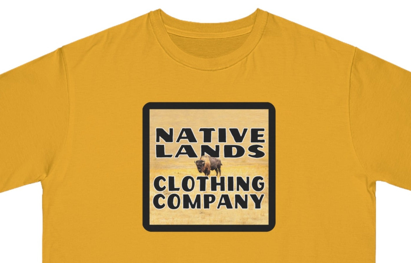 Bio-Bison-Prairie-Hemd aus Baumwolle der amerikanischen Ureinwohner