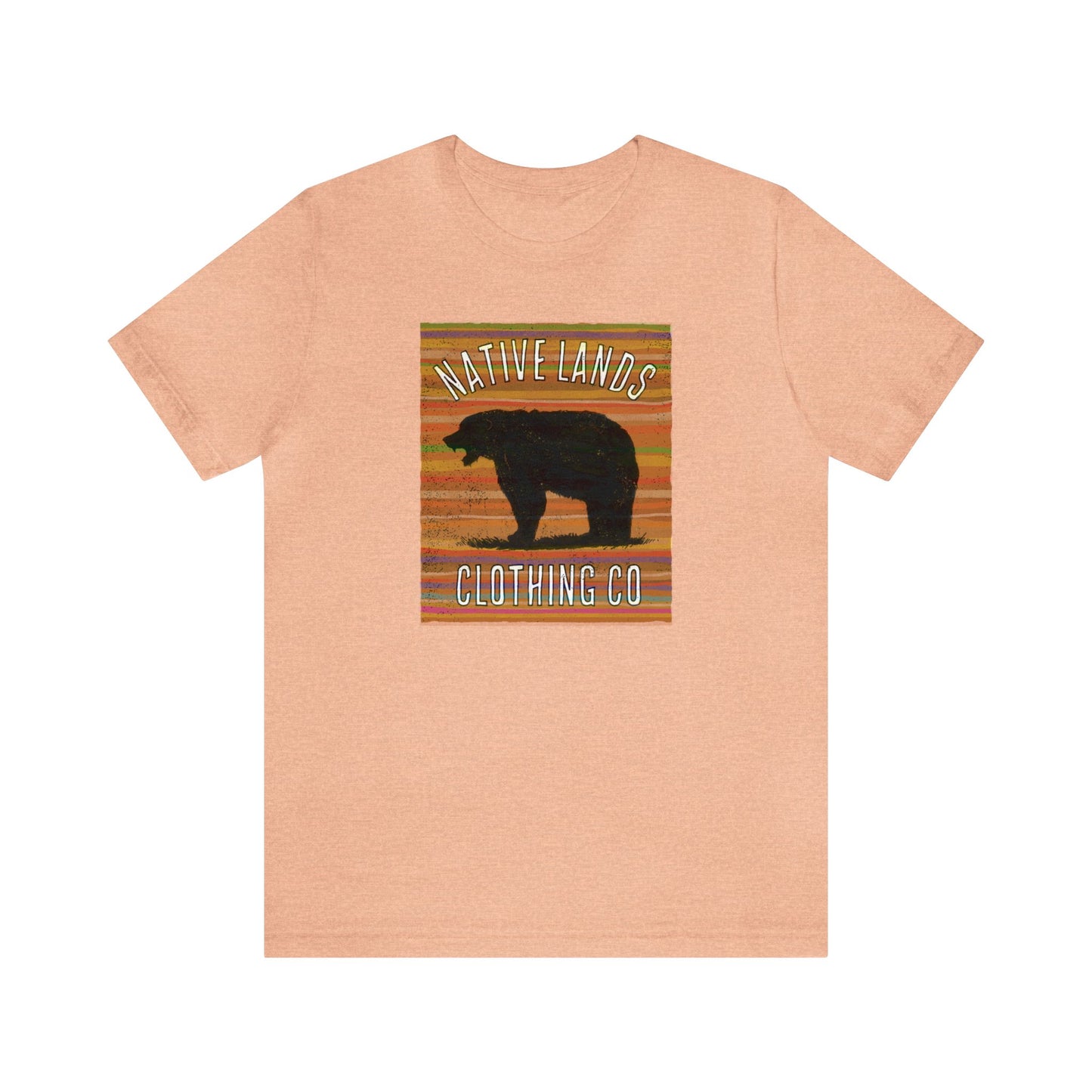 Bear Roaring Shirt Earth Cotton Native American