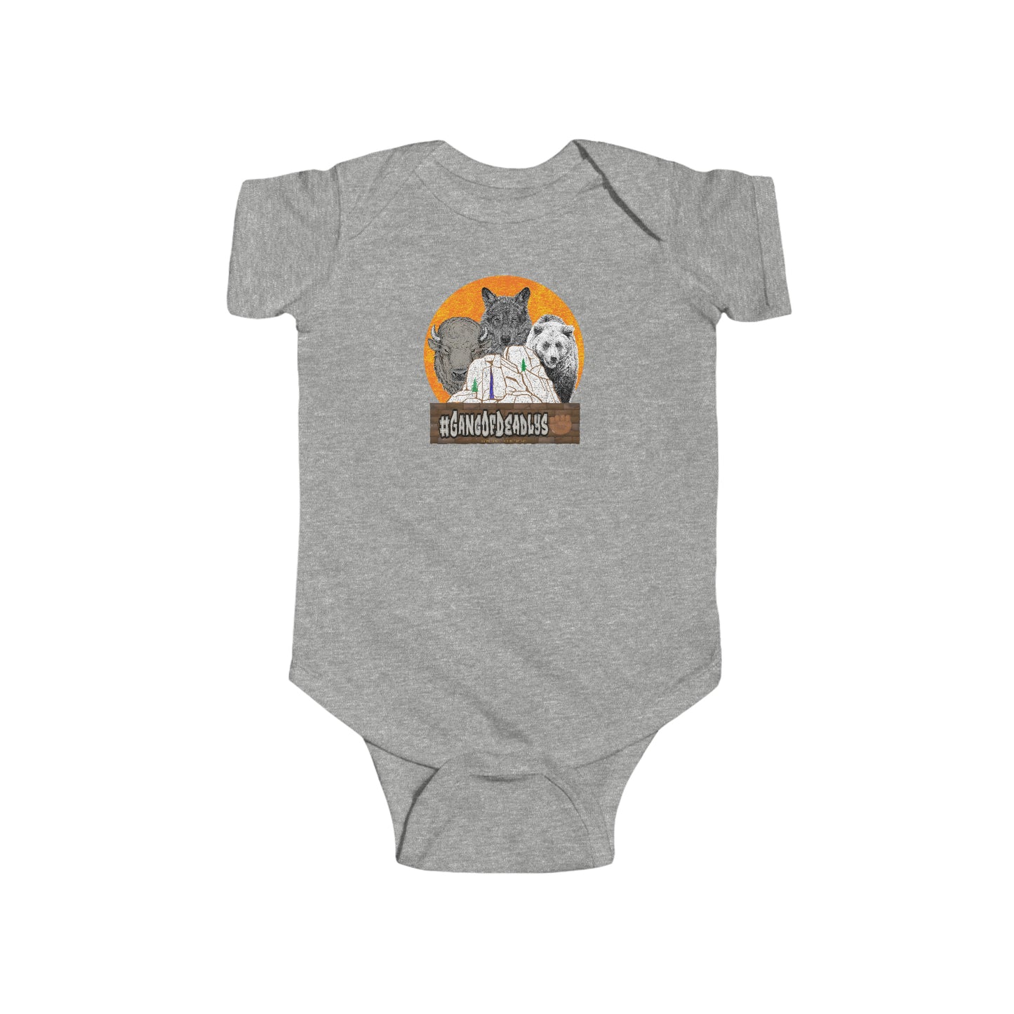 Gang Of Deadlys Infant Bodysuit Cotton Native American (special orders)