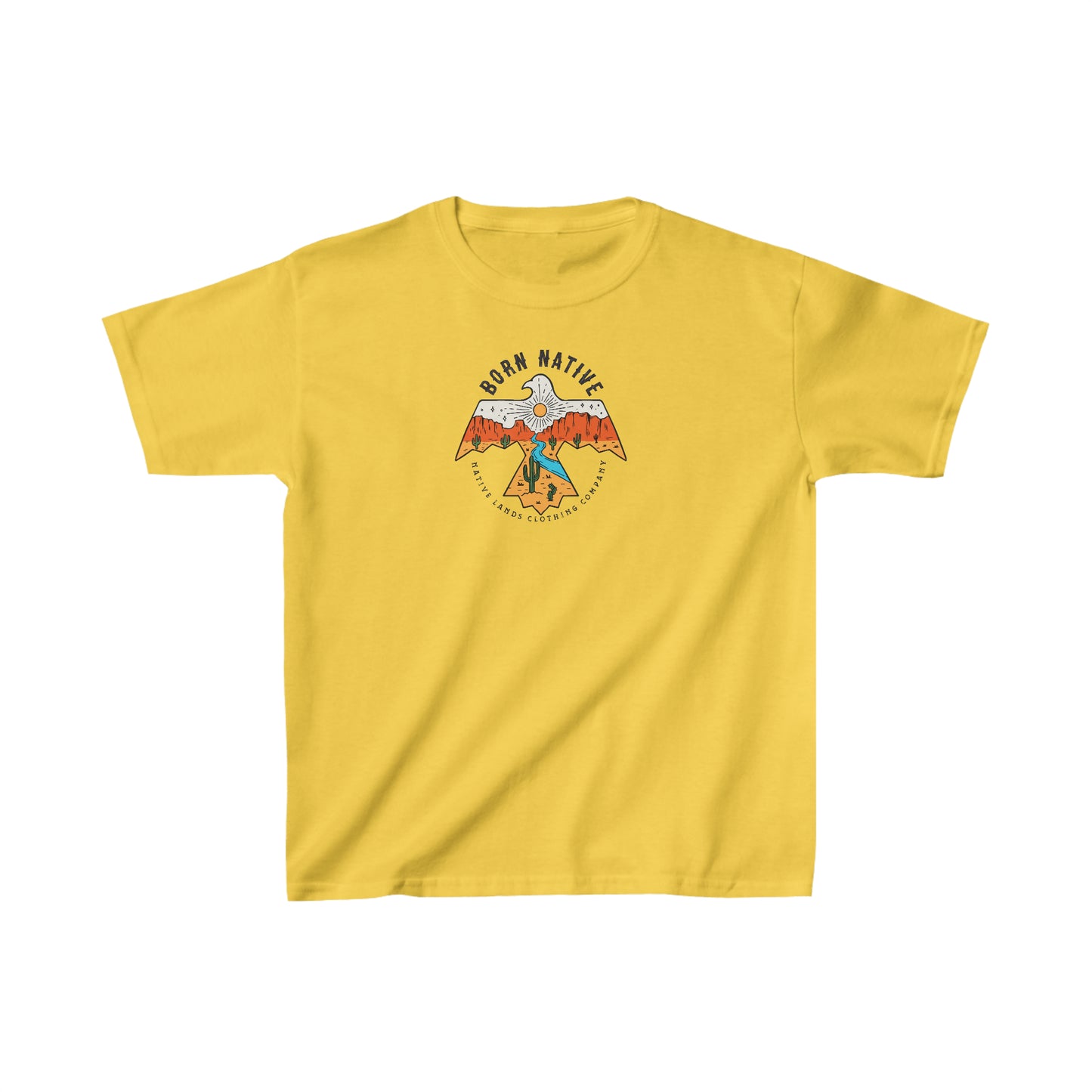 Nuorten Thunderbird-paita, puuvillainen intiaani