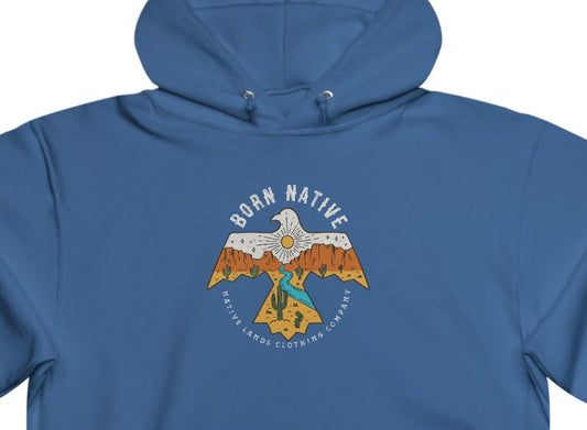 Толстовка с капюшоном Born Native Thunderbird для коренных американцев