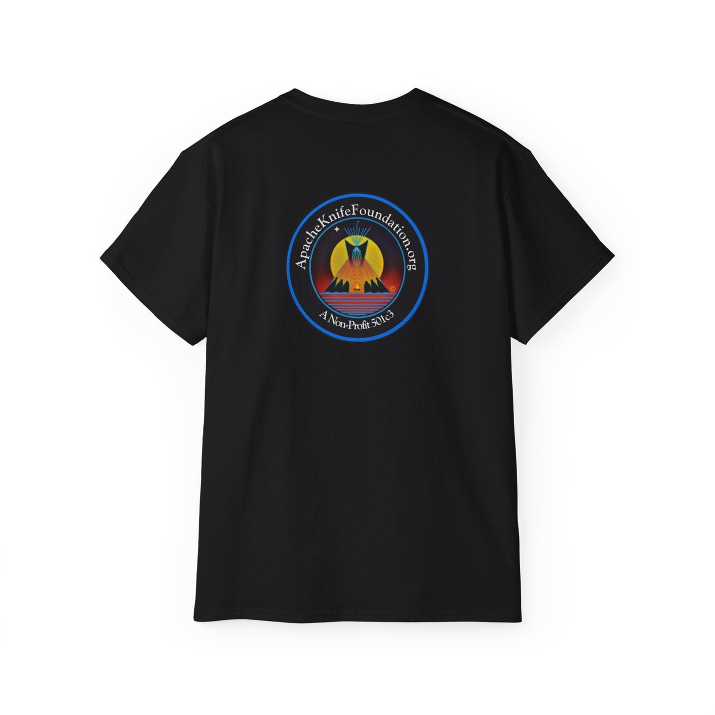 Apache Knife Foundation Shirt non-profit Native American (speciale bestelling)