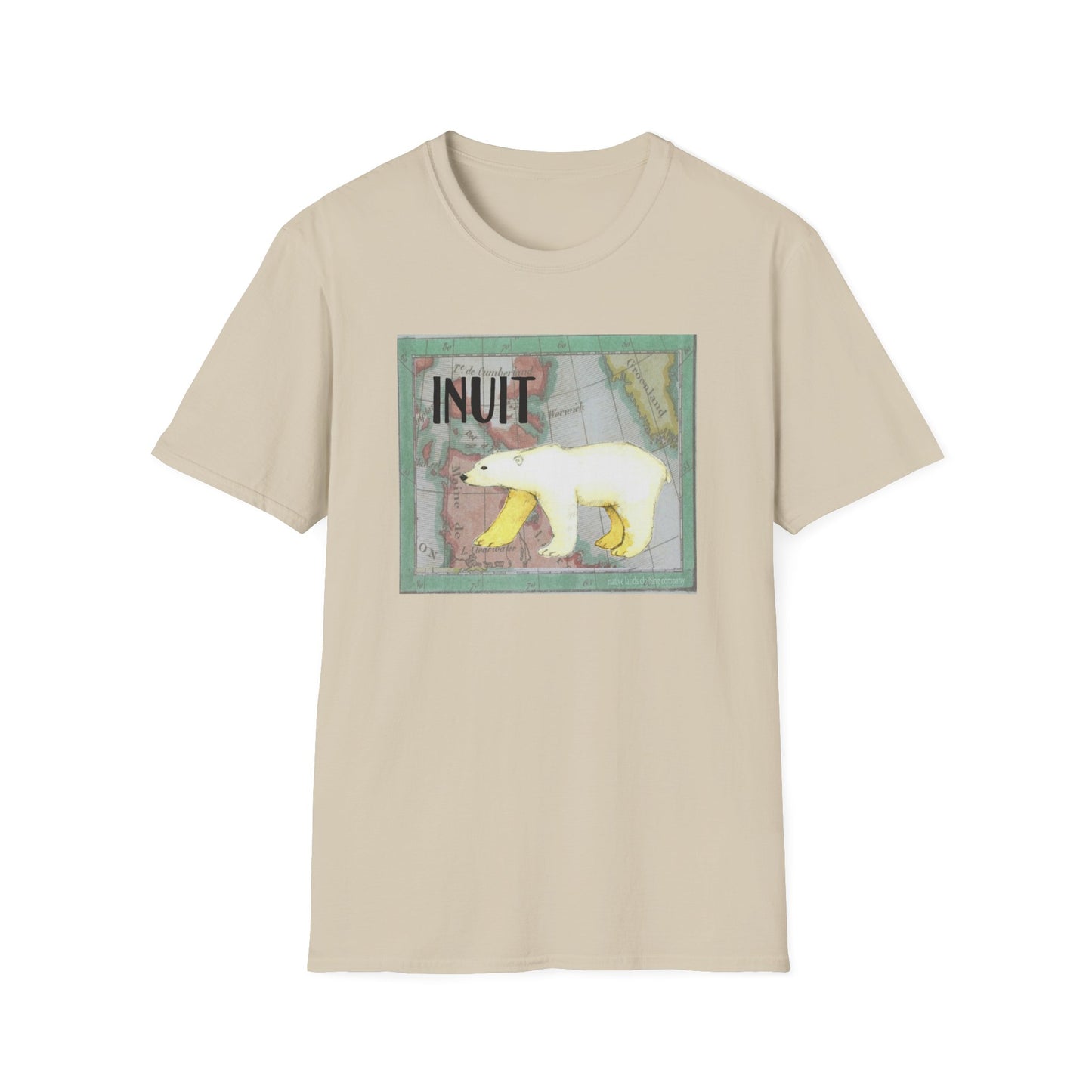 因纽特部落衬衫北极熊棉质美洲原住民