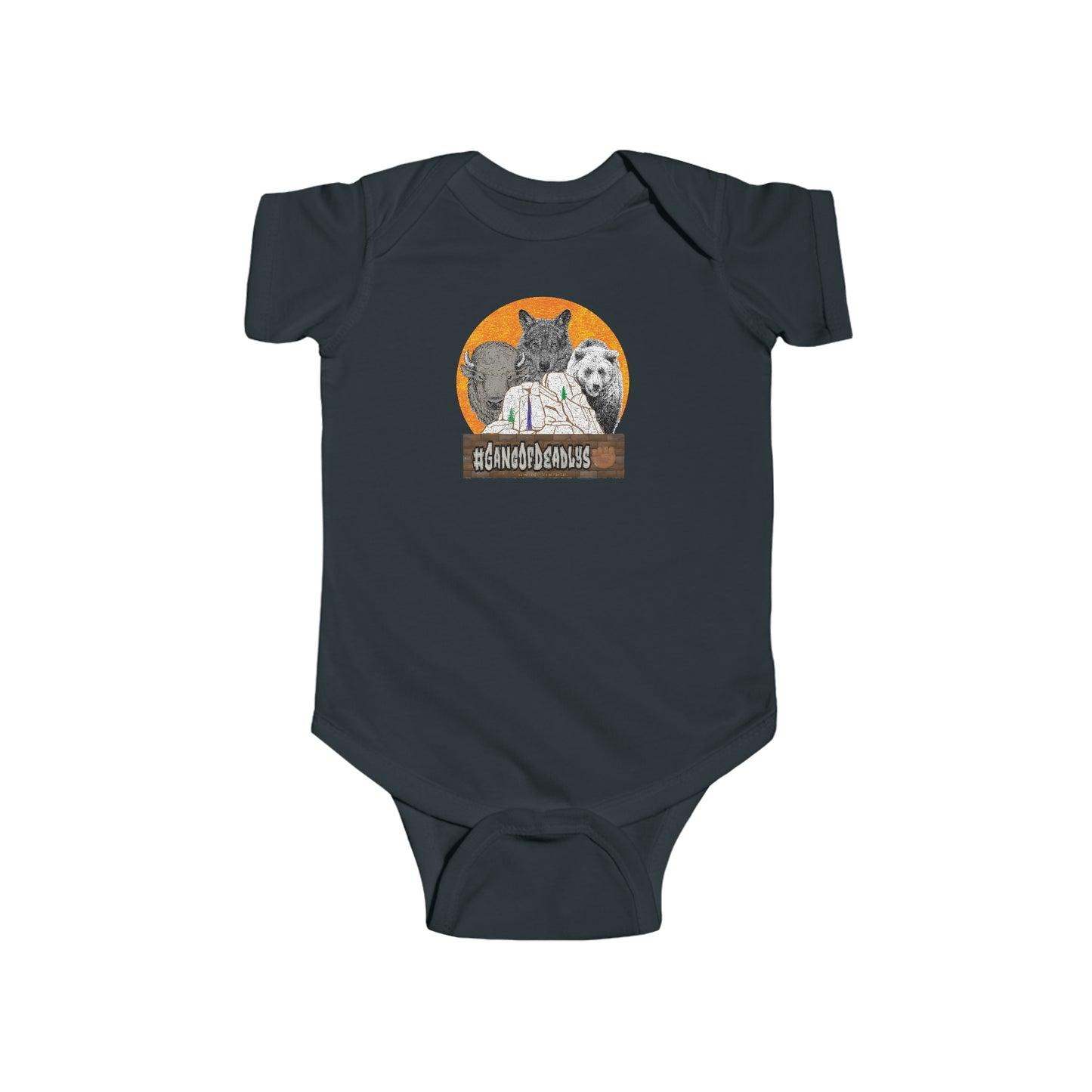 Gang Of Deadlys Infant Bodysuit Cotton Native American (special orders)