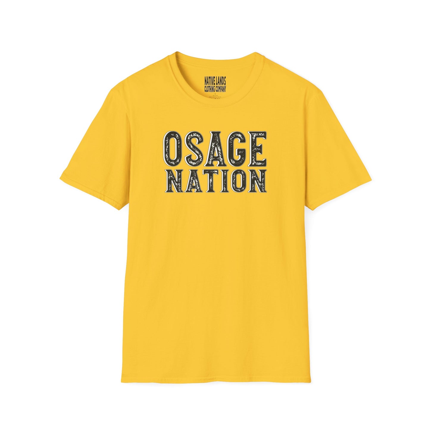 Camicia Osage Nation in cotone dei nativi americani