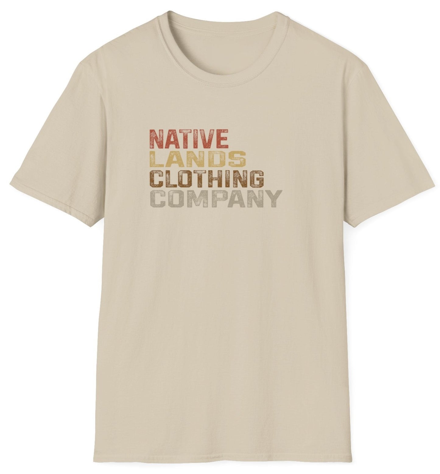 Native Lands Clothing Company Earth 衬衫棉质美洲原住民