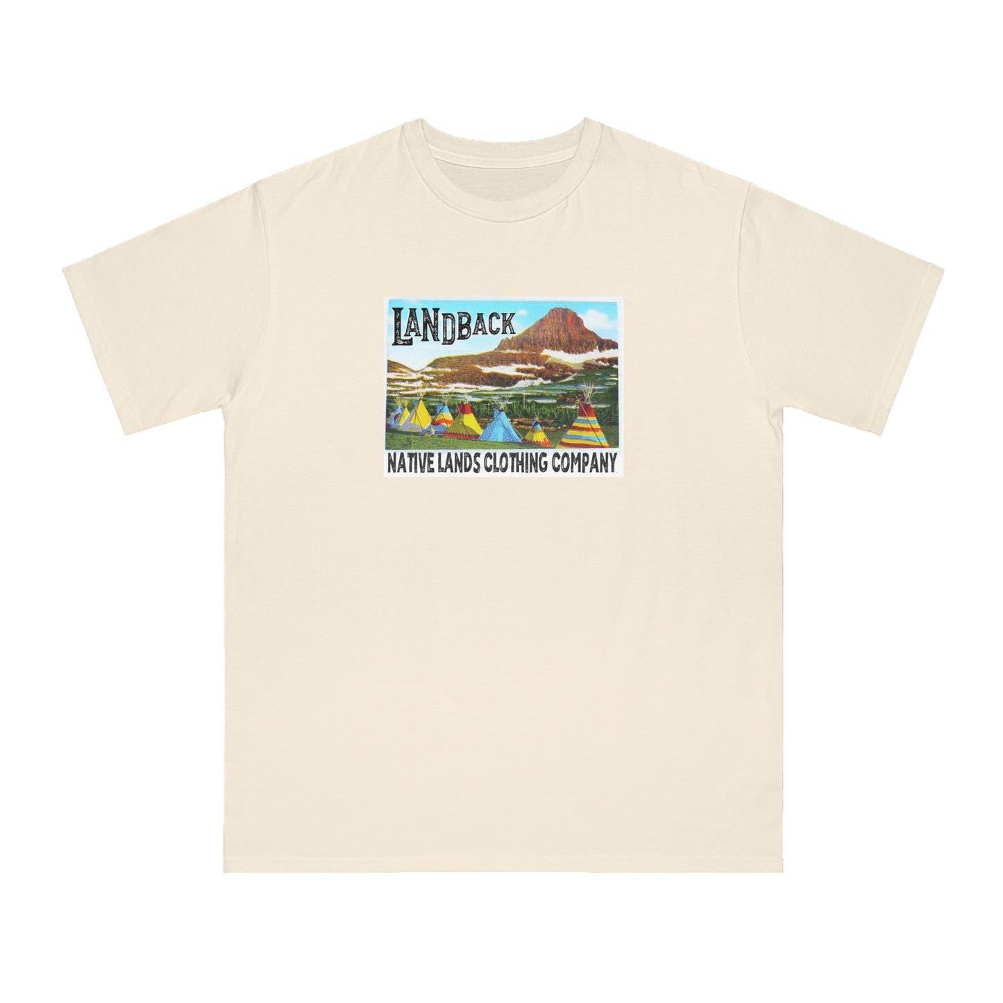 Biologisch katoenen Landback-shirt Native American