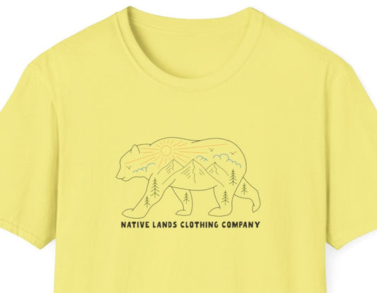 भालू शर्ट कपास मूल अमेरिकी