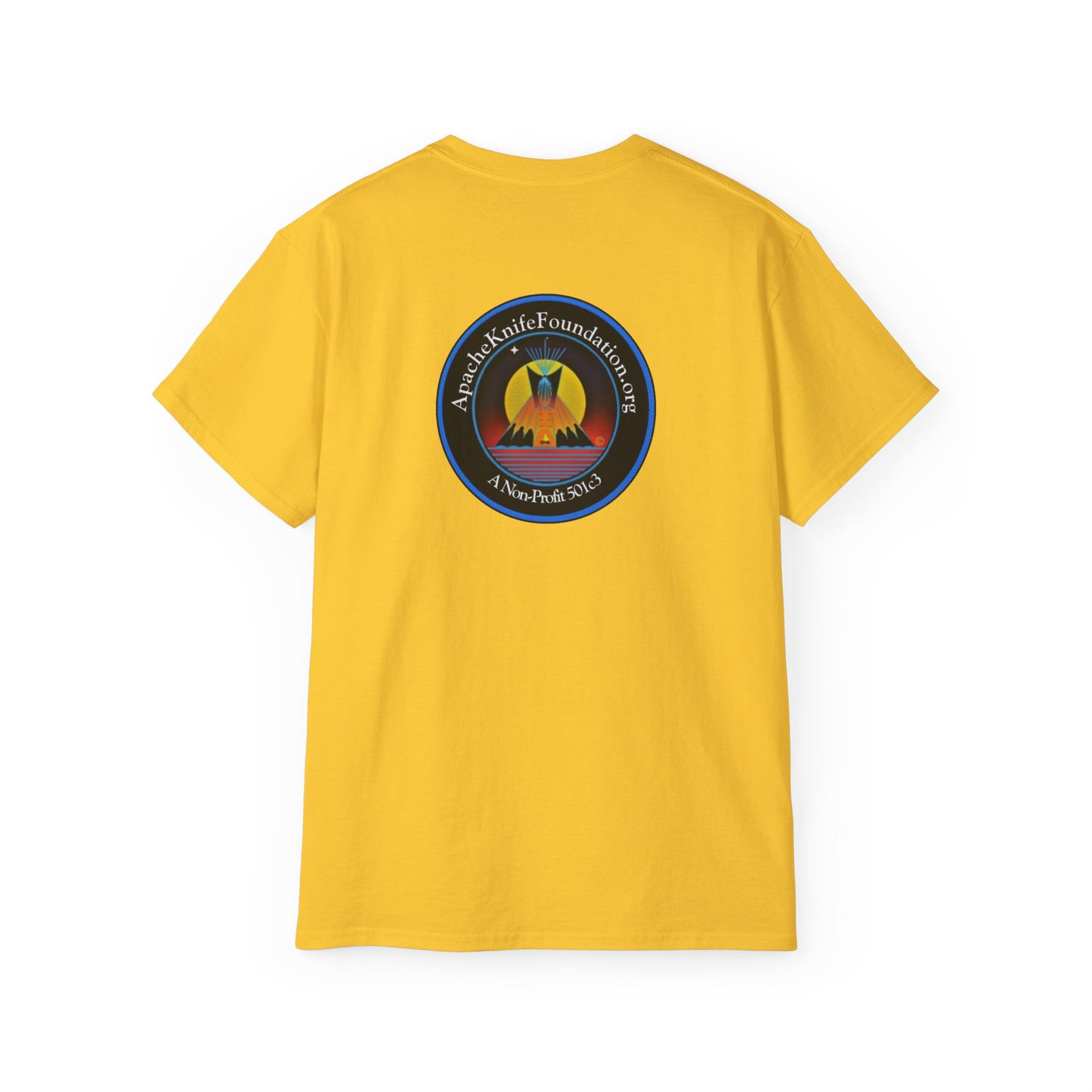 Camisa Apache Knife Foundation, organização sem fins lucrativos, nativa americana (pedido especial)