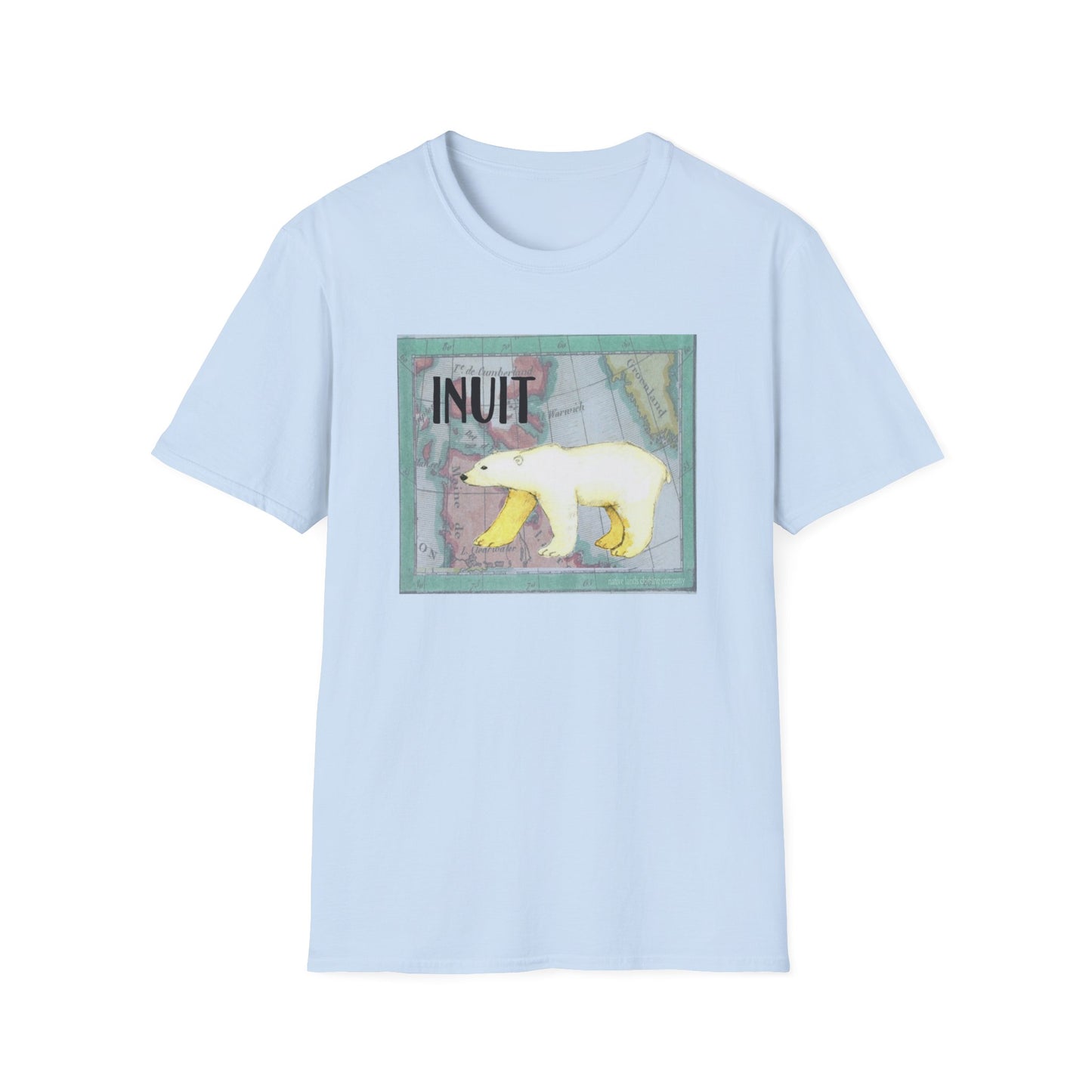 因纽特部落衬衫北极熊棉质美洲原住民