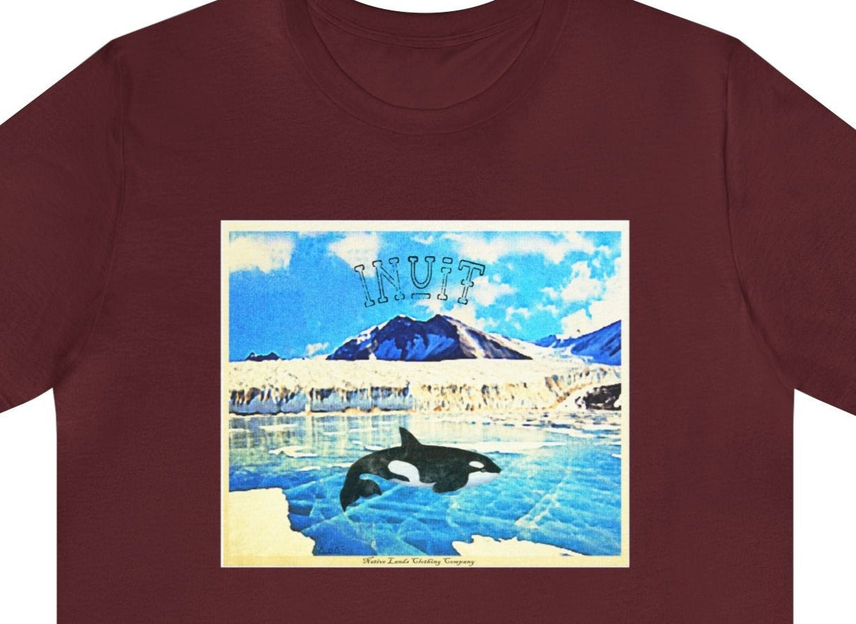 Camisa Tribu Inuit Orca Algodón Nativo Americano