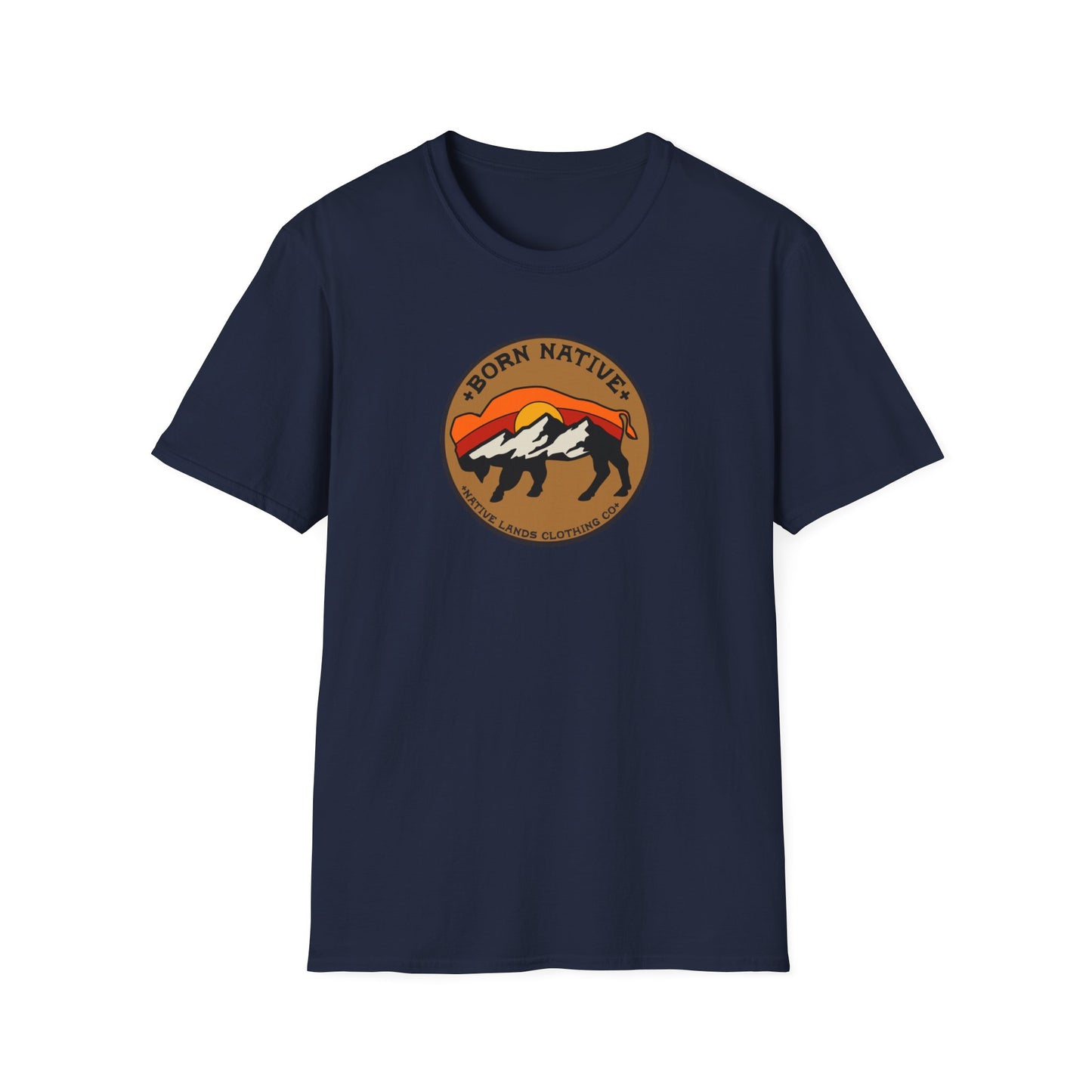 Born Native Shirt Bison Cotton – First Nations, kanadische Aborigines, Indigene, Indianer