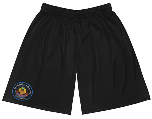 Apache Knife Foundation Pantalones cortos de baloncesto Nativo americano sin fines de lucro (pedido especial)