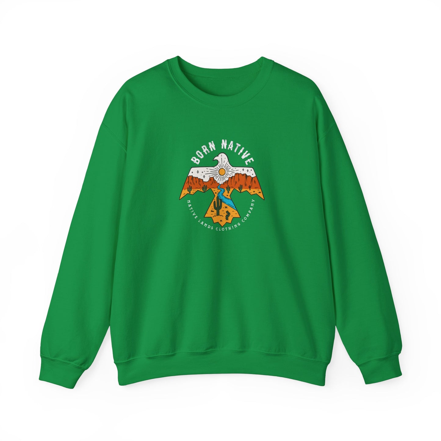 Born Native Thunderbird Sweatshirt - First Nations, canadisk aboriginal, indfødt, indianer